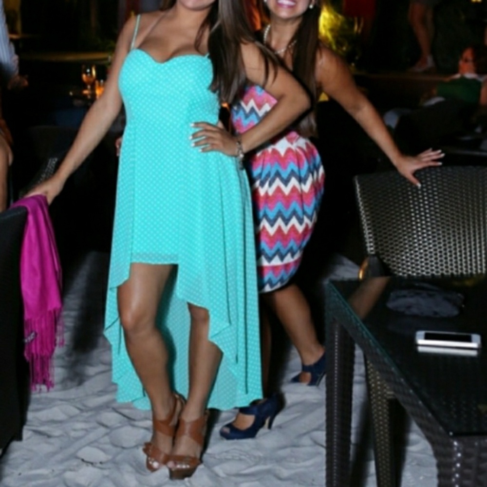 Turquoise dress - Picture 2 of 5